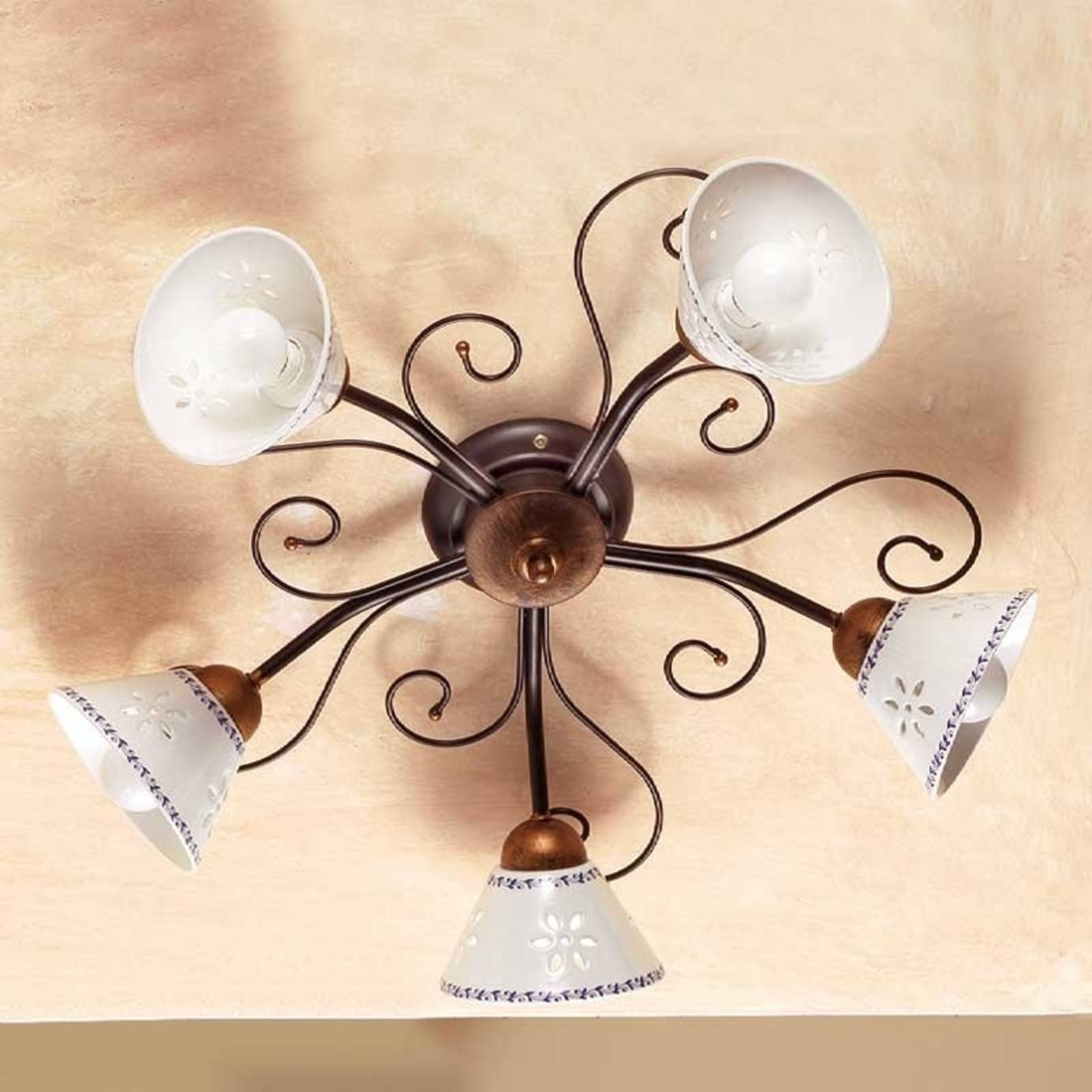 Romantisk taklampa LIBERTY