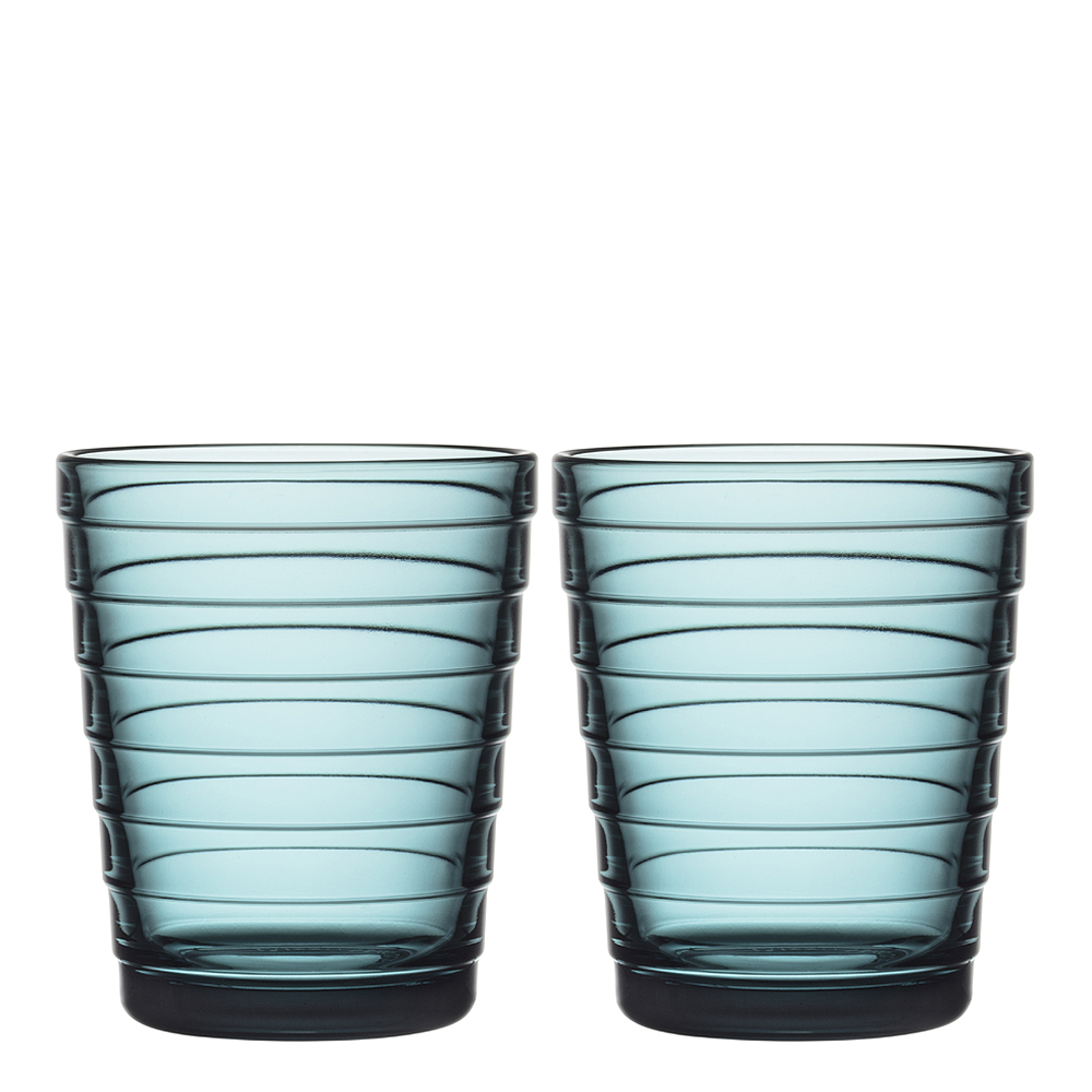 Iittala - Aino Aalto Glas 22 cl 2-pack Havsblå