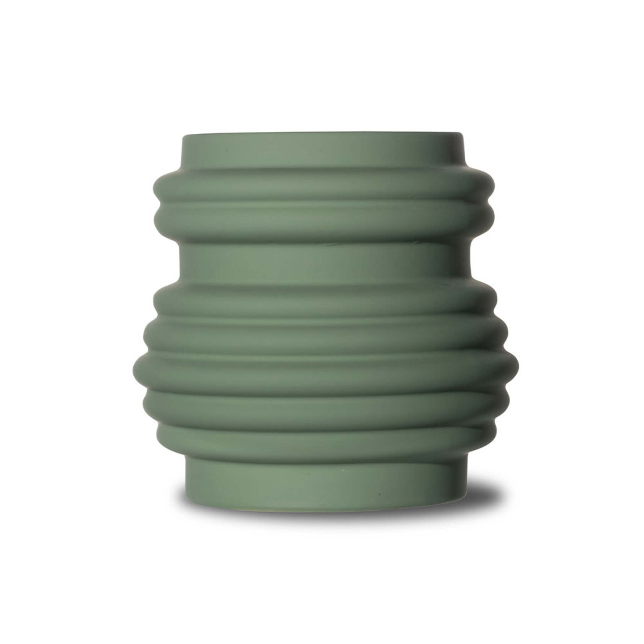 Vase Mila S Green, 16x16x15 cm