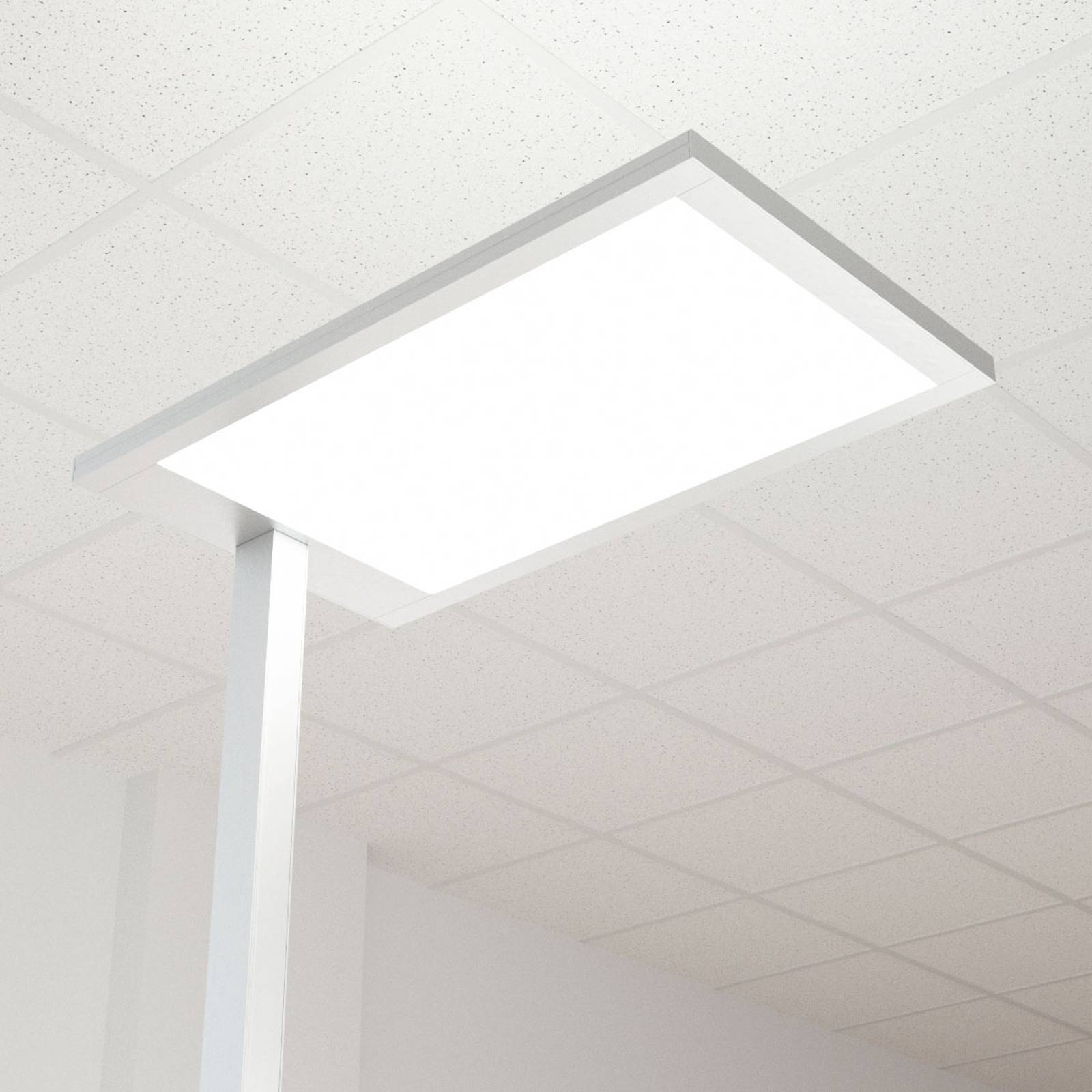 LED-golvlampa Javier, dimmer, direkt/indirekt