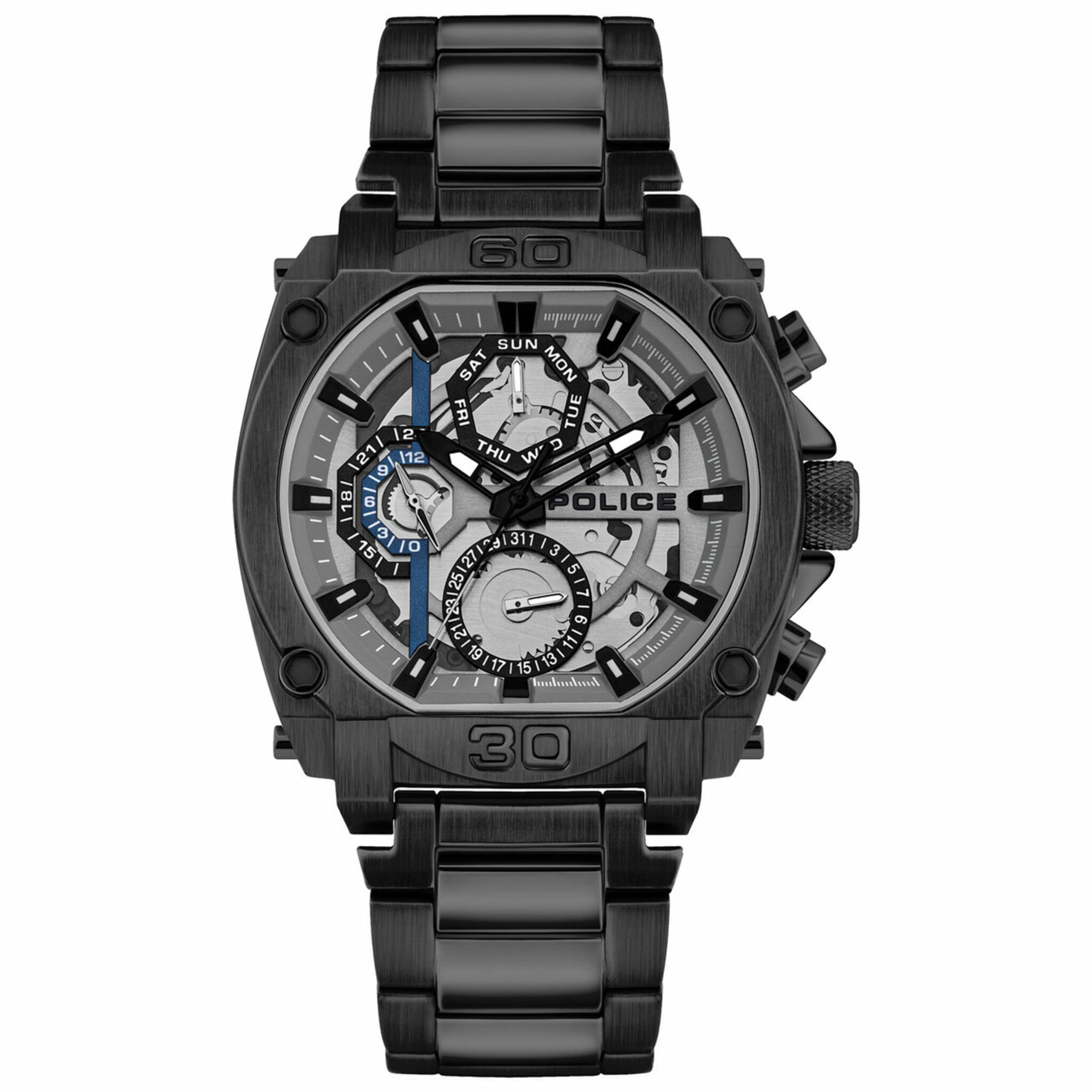 Pl15472jsb.13m, Quartz, 45mm, 3atm, black