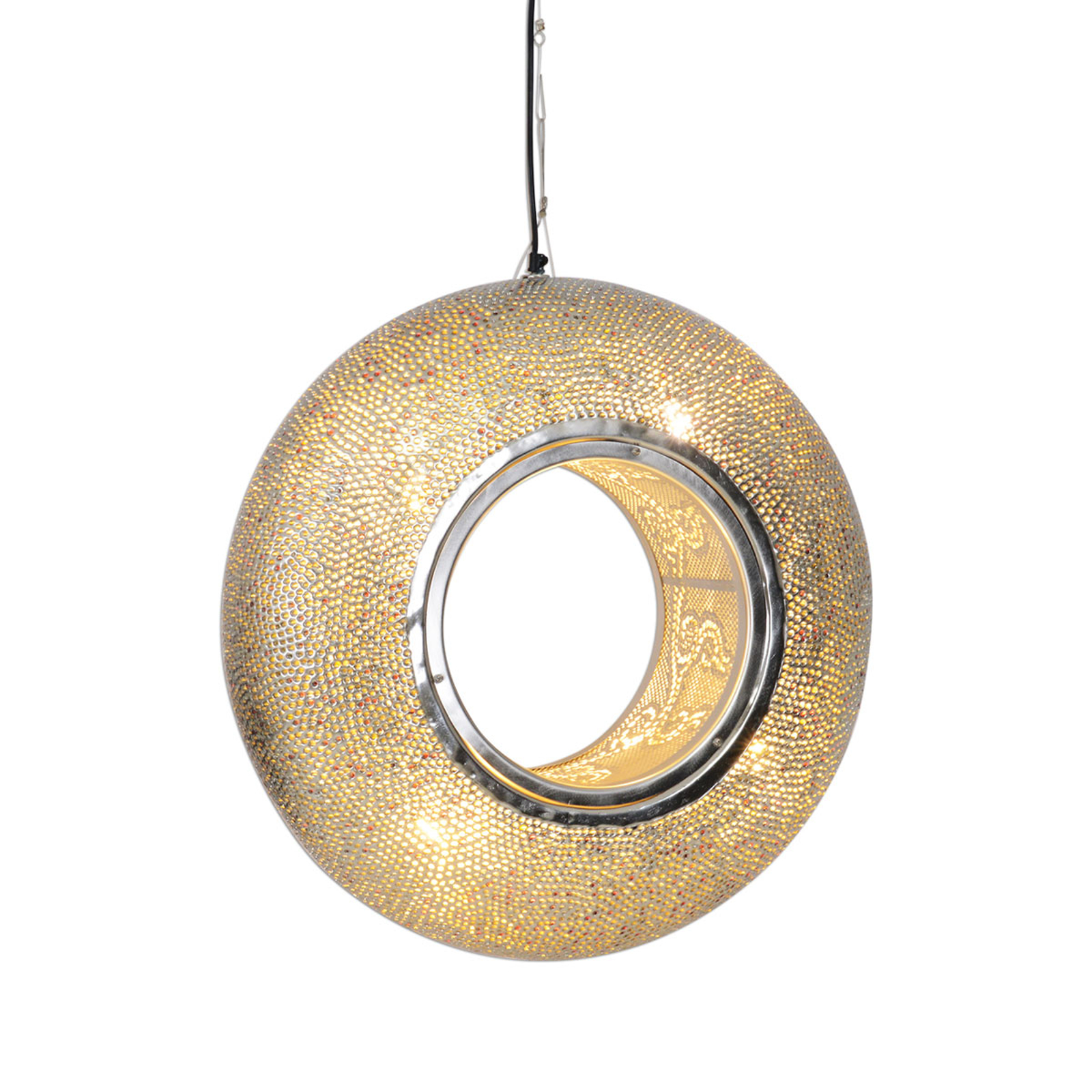 Hänglampa Affections Ø 55 cm guld lodrät