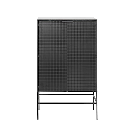 Grid skåp Svart marmor