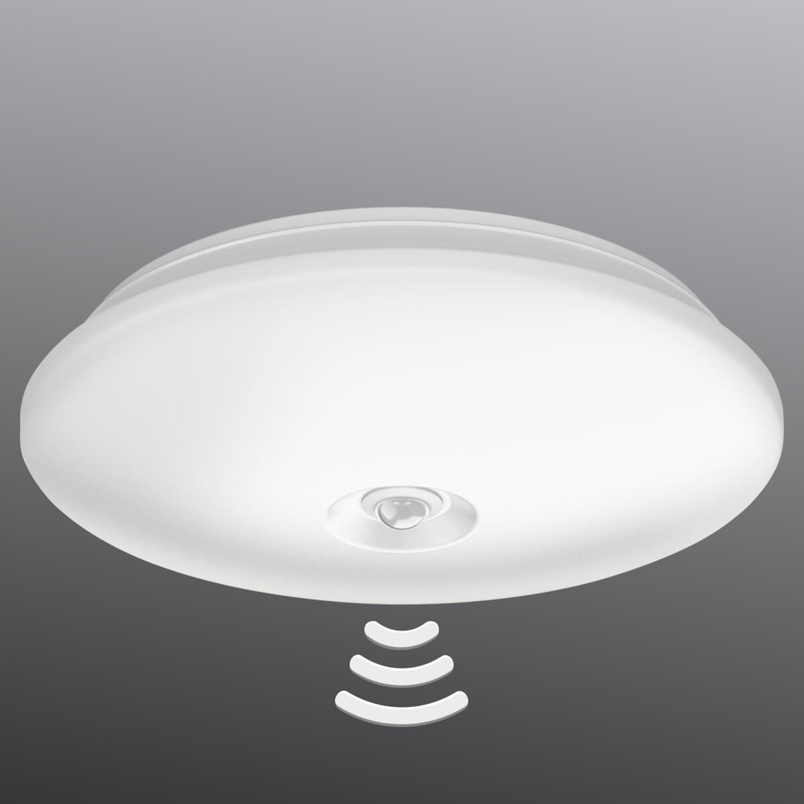 LED-taklampa Mauve med IR-sensor, Ø 32 cm