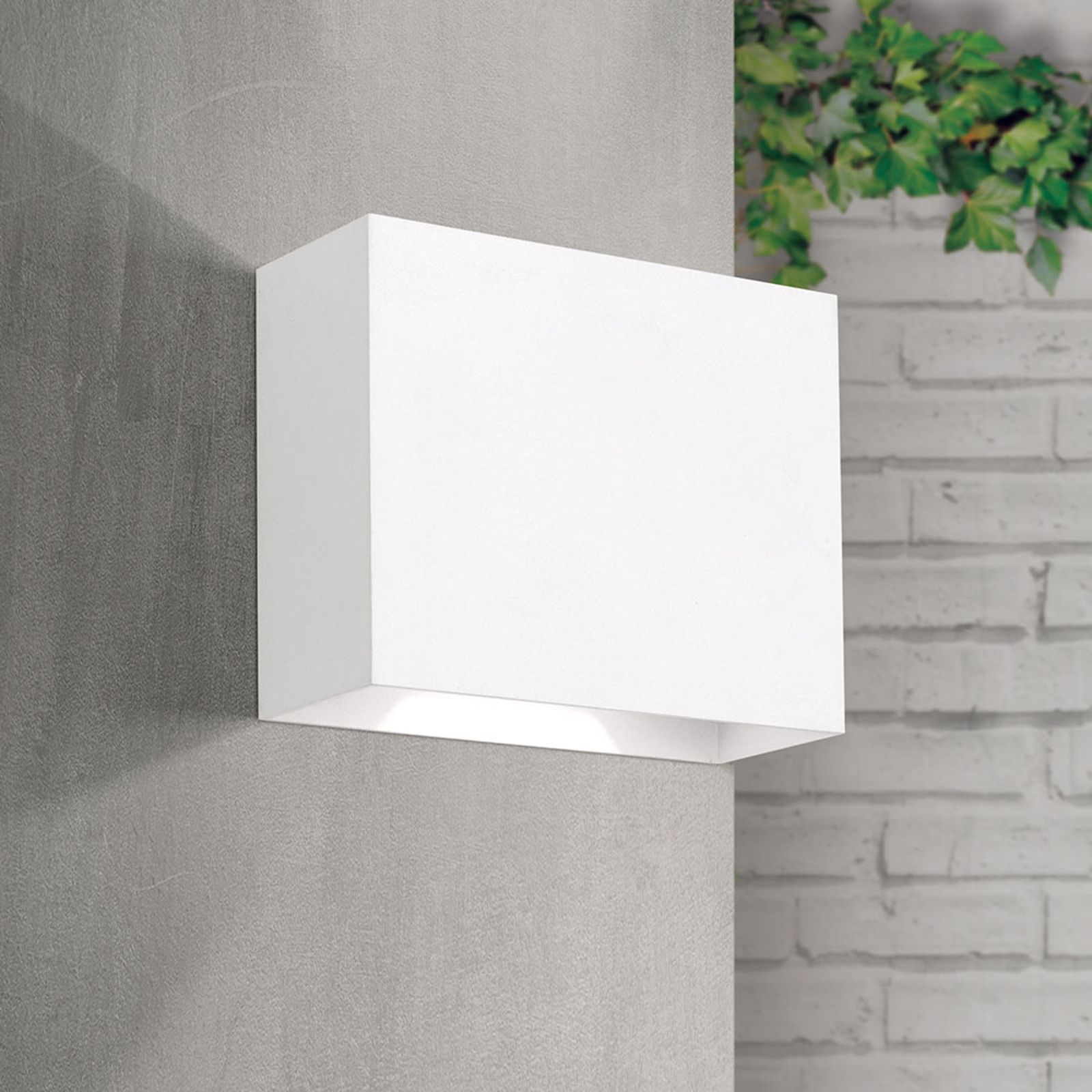 LED-utomhuslampa Akzent, vit