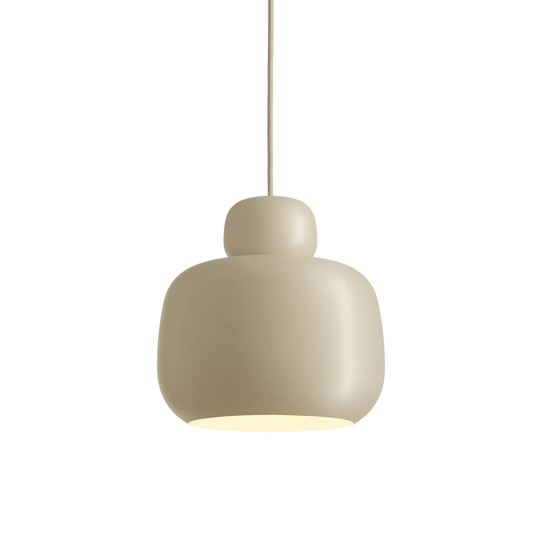 Stone Pendel lampa beige Large Woud