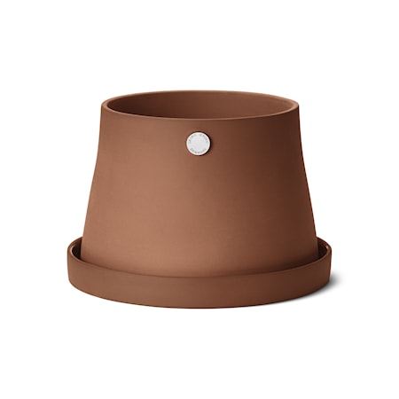 Terra Kruka med fat Terracotta 16 cm