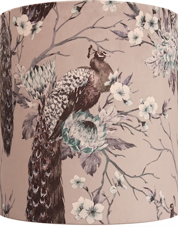 Lampskärm Celyn Peacock Gråblå