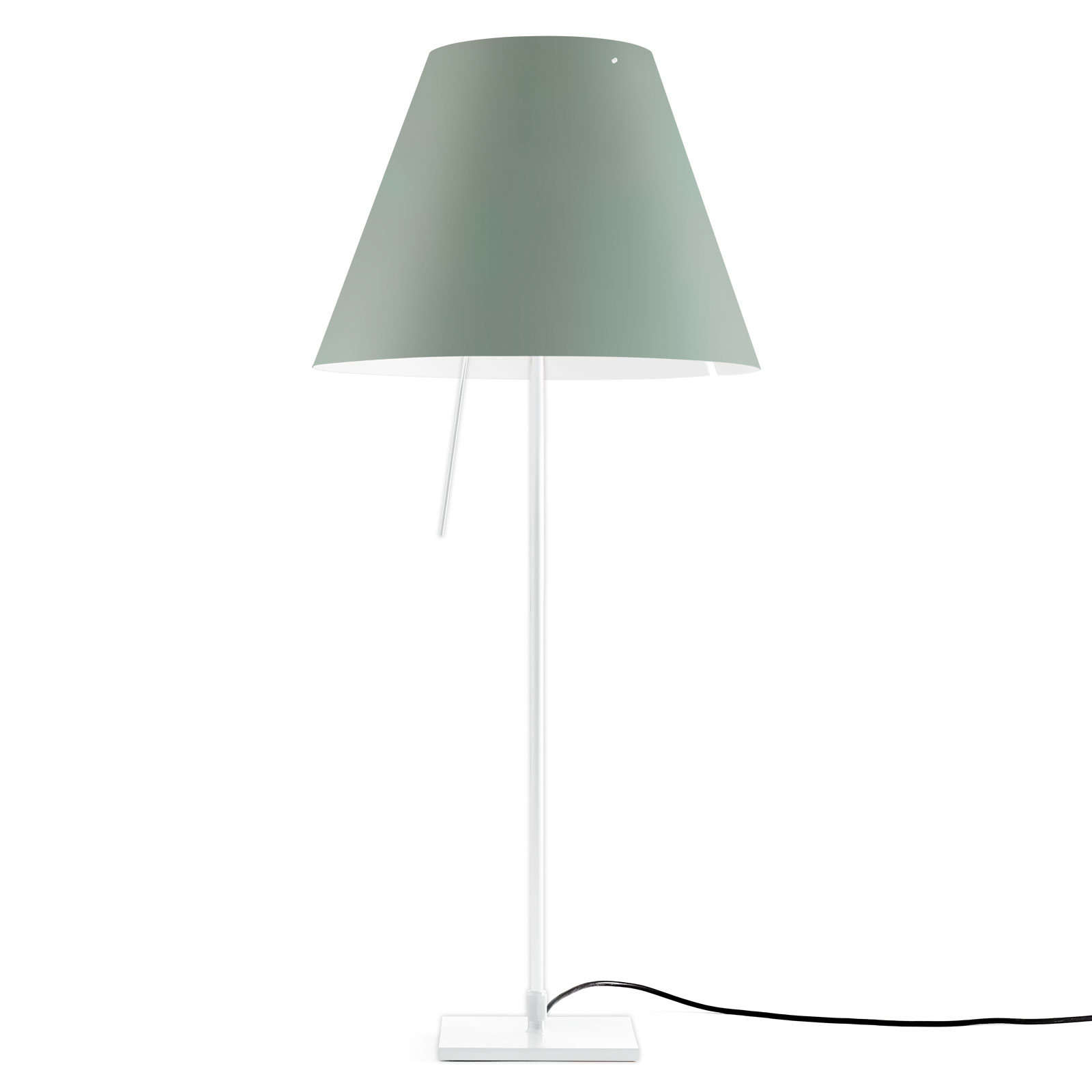 Luceplan Costanza bordslampa D13if vit/grön