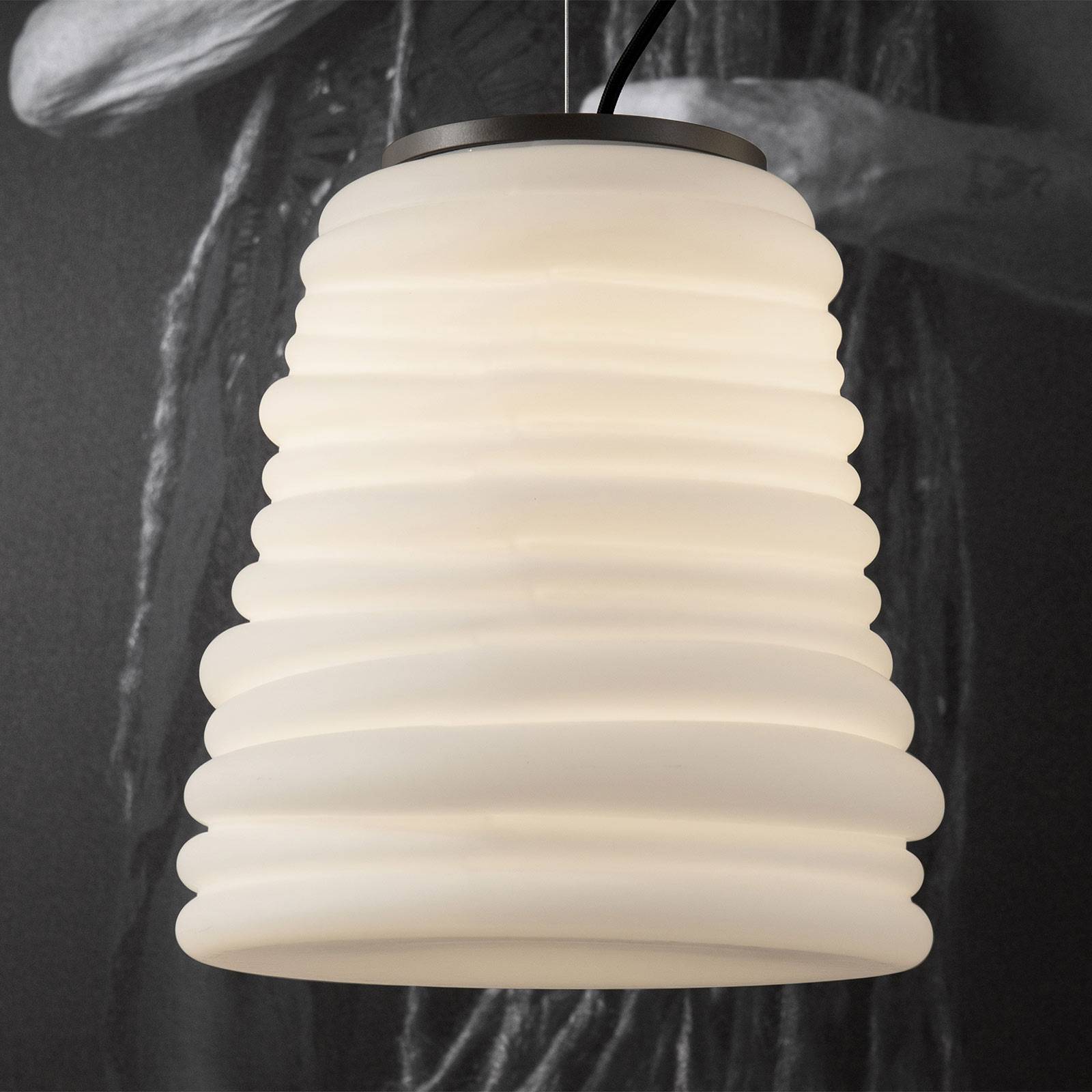 Karman Bibendum LED-hänglampa Ø 30 cm vit