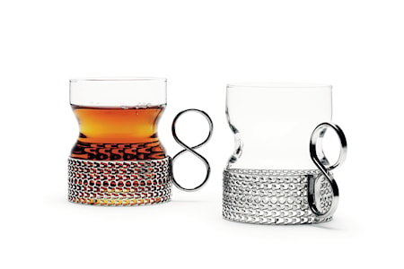 Tsaikka glas med hållare 23 cl 2-pack