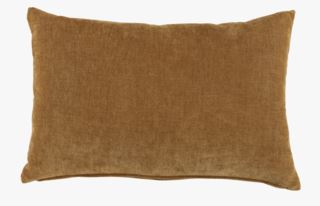 Carlo chenille prydnadskudde cognac