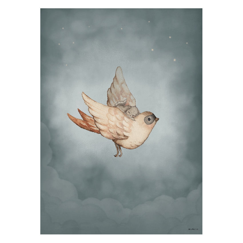Dear Sparrow 50 x 70 cm, Mrs Mighetto