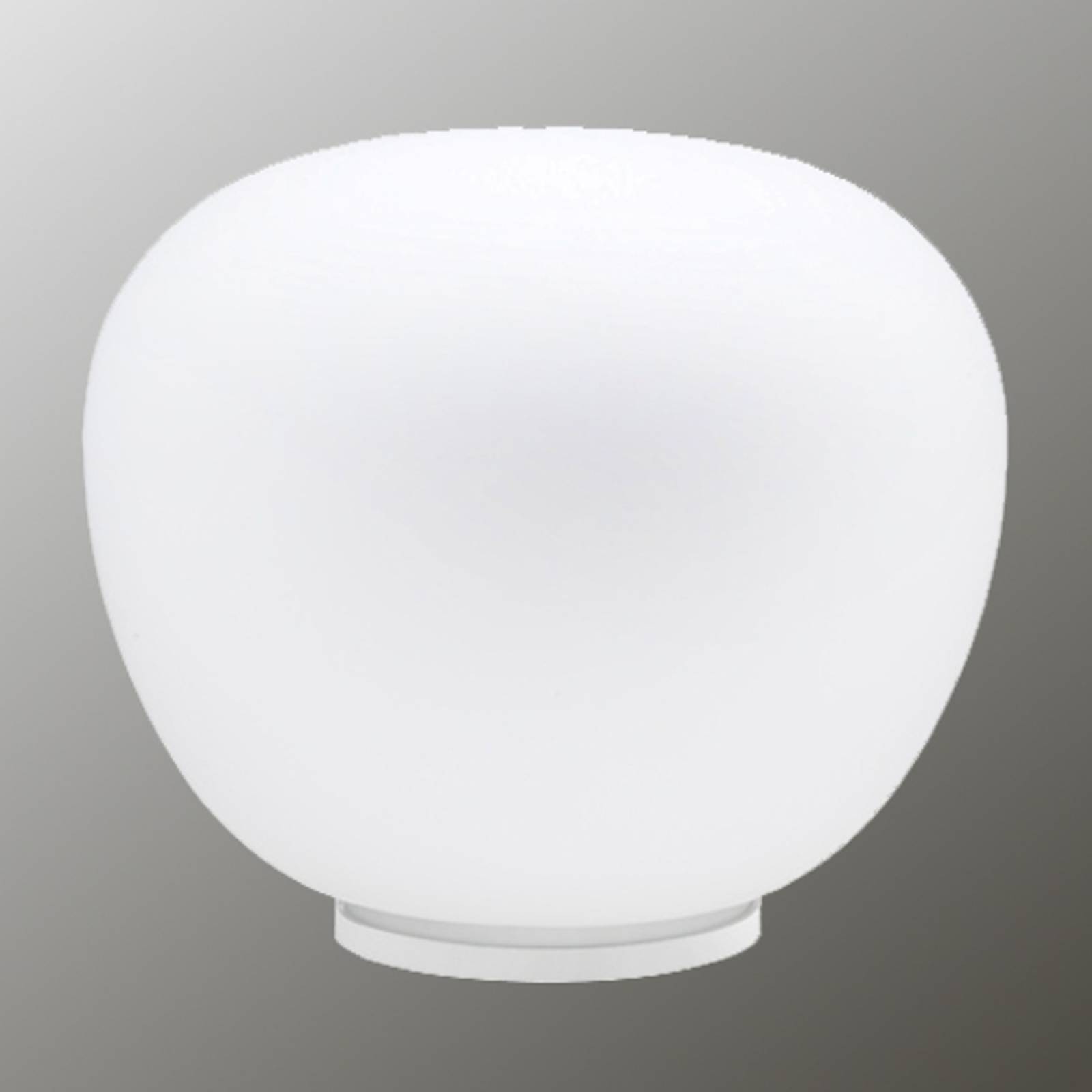 Fabbian Lumi Mochi bordslampa, liggande, Ø 38 cm