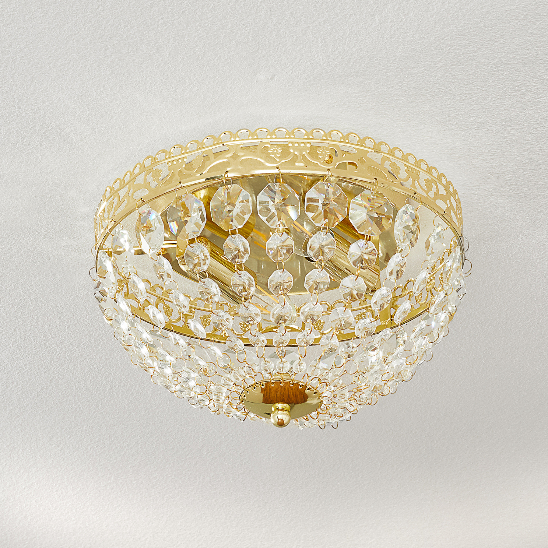 Glittrande taklampa Saxholm