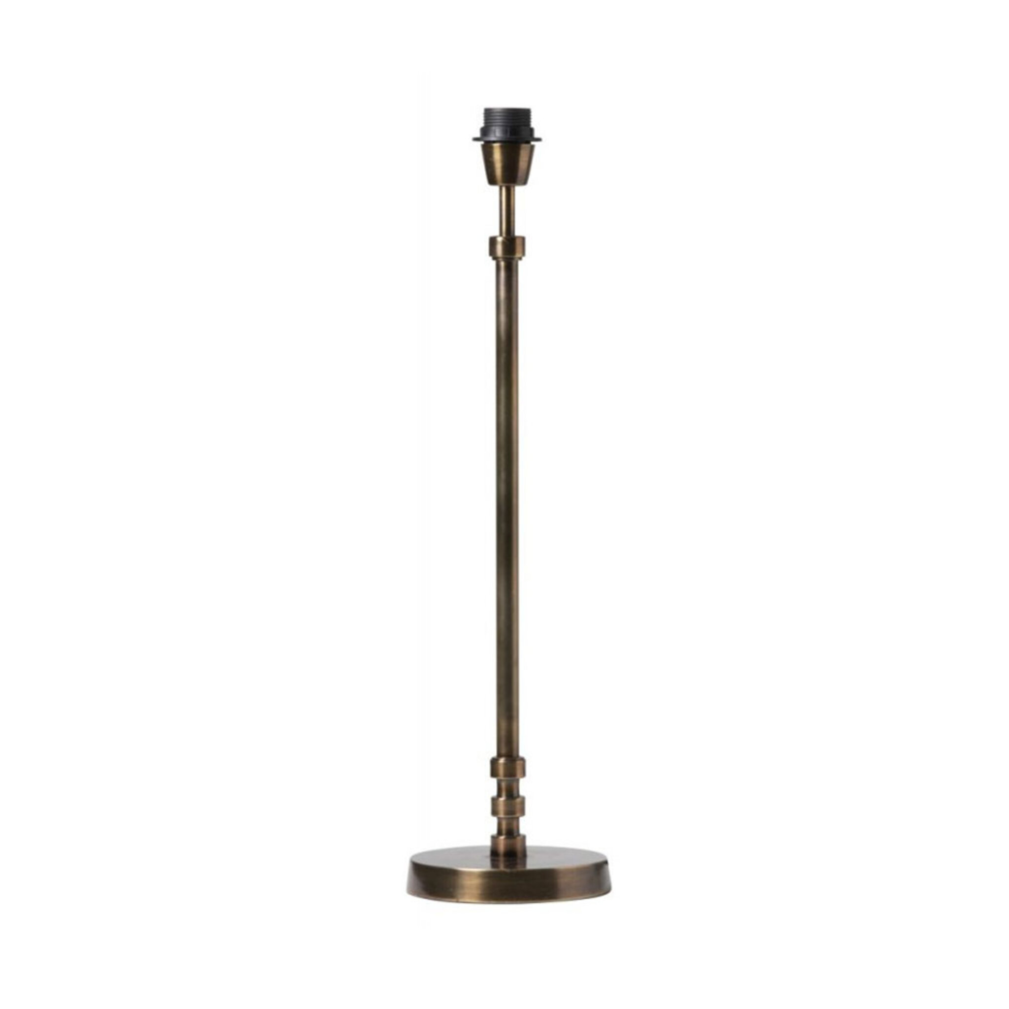 Lampfot Jones Stor, dark brass antique
