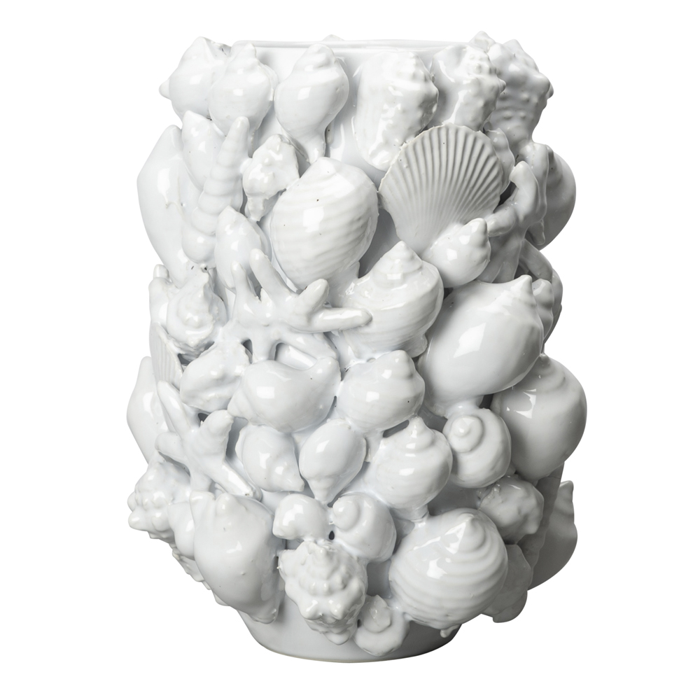 By On - Ocean Vas Snäckor 23x30,5 cm Vit