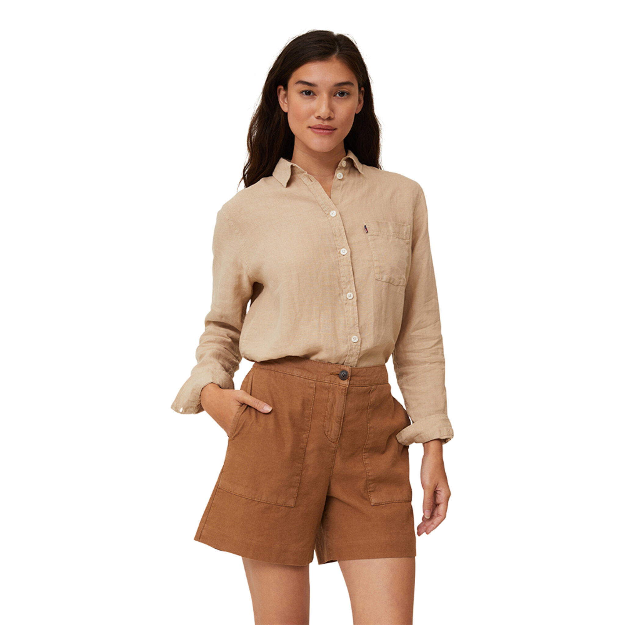 Juliana Linen Blend Shorts