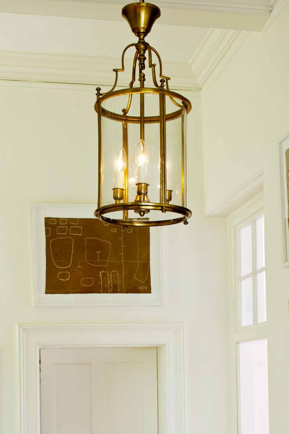 Taklampa Huntingdon Lantern mässing
