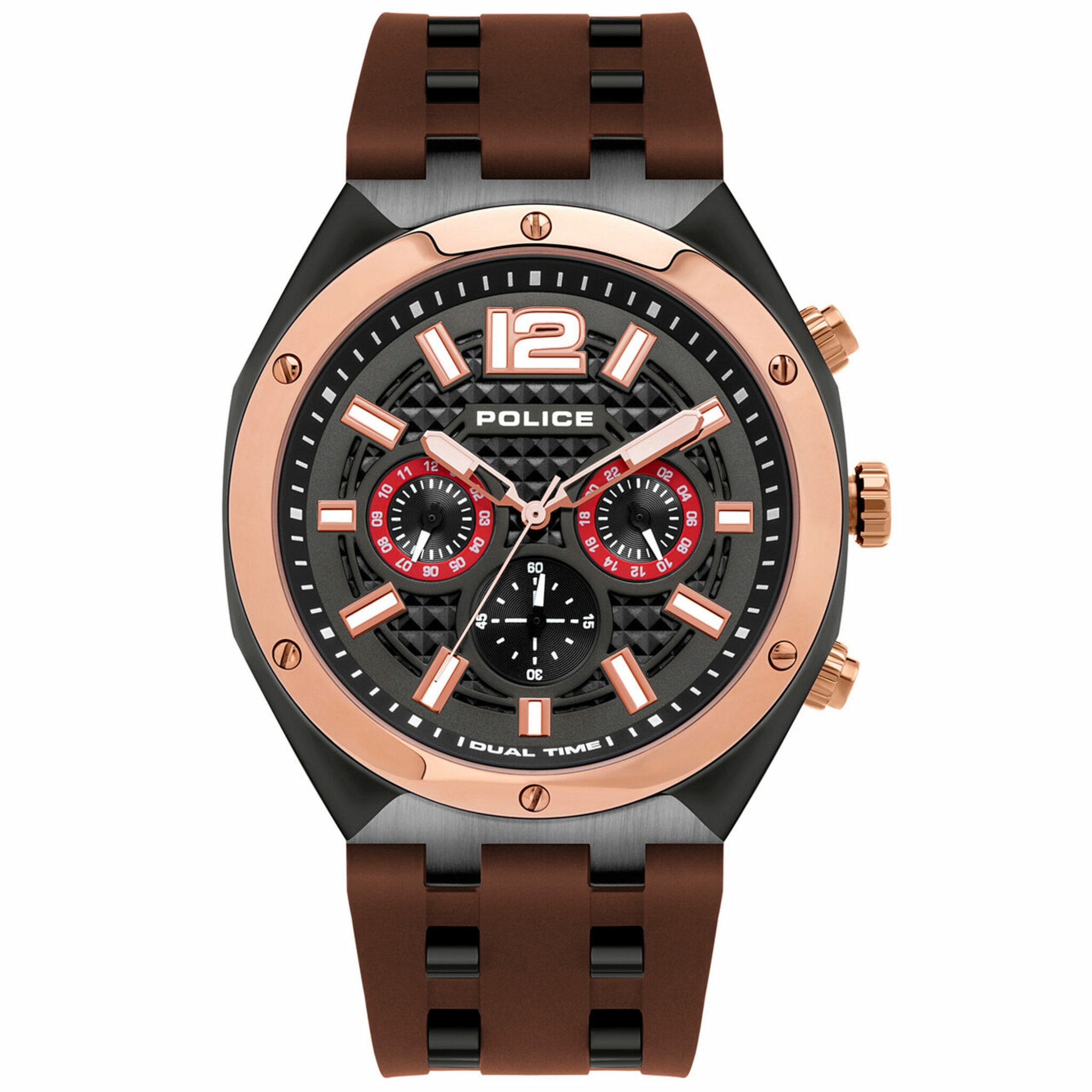 Pl15995jsbr.61p, Quartz, 48mm, 10atm, black