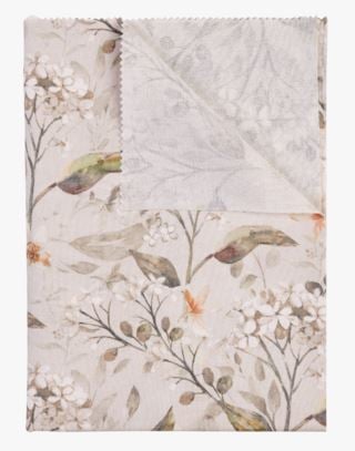 Florals Avtorkningsbar duk multi/beige