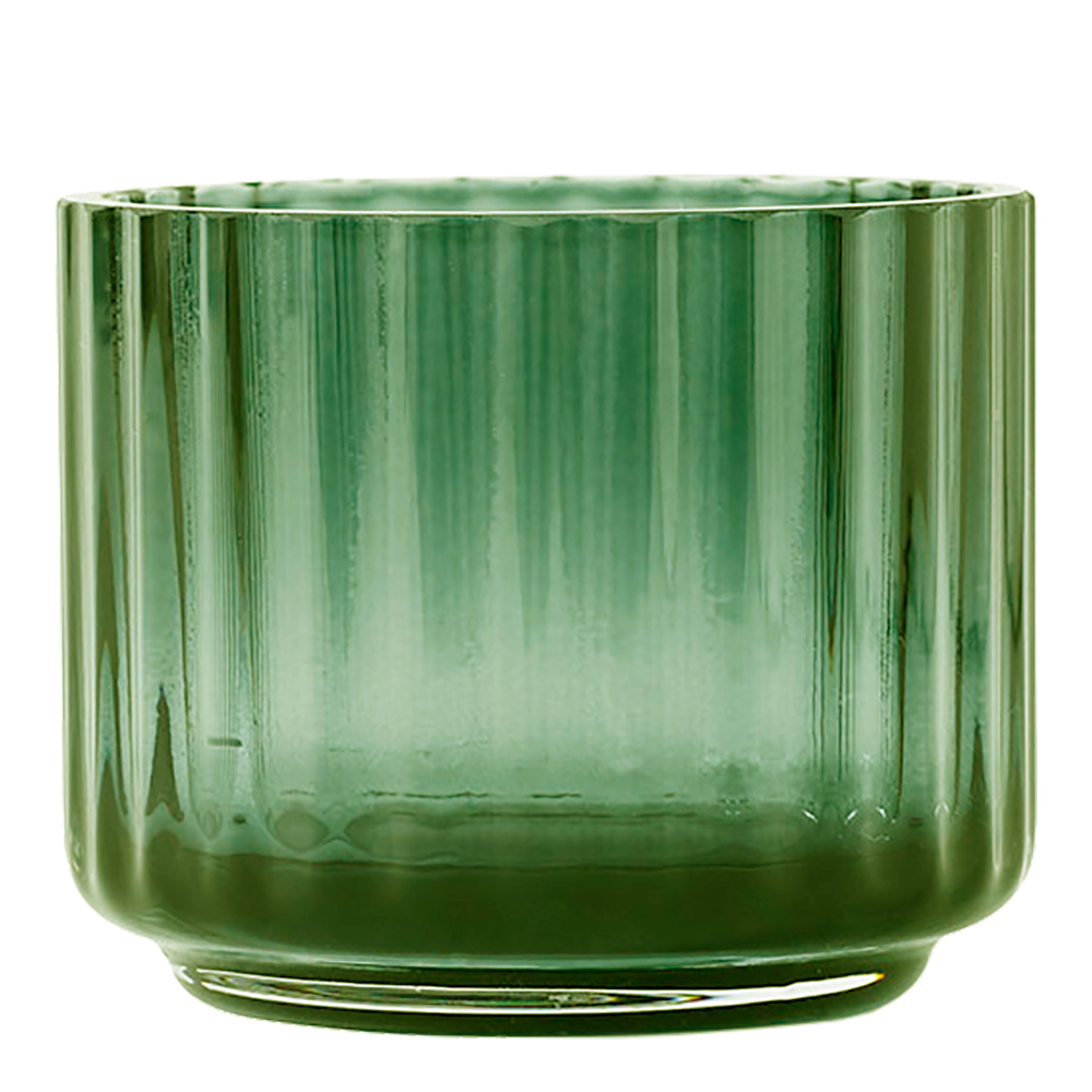 Lyngby Porcelain - Lyngby Ljuslykta liten glas Grön