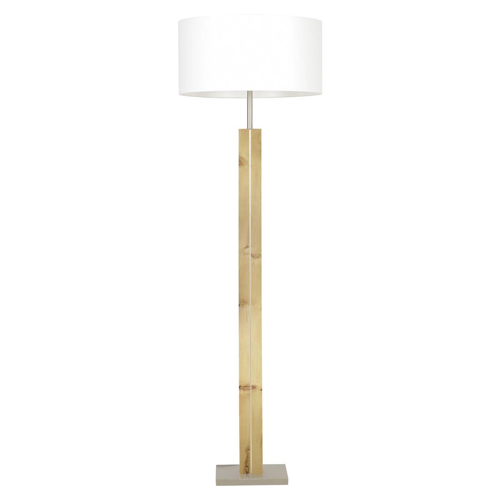 HerzBlut Dana golvlampa, cembratall, vit
