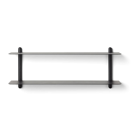 Vägghylla Nivo Shelf F svart Gejst