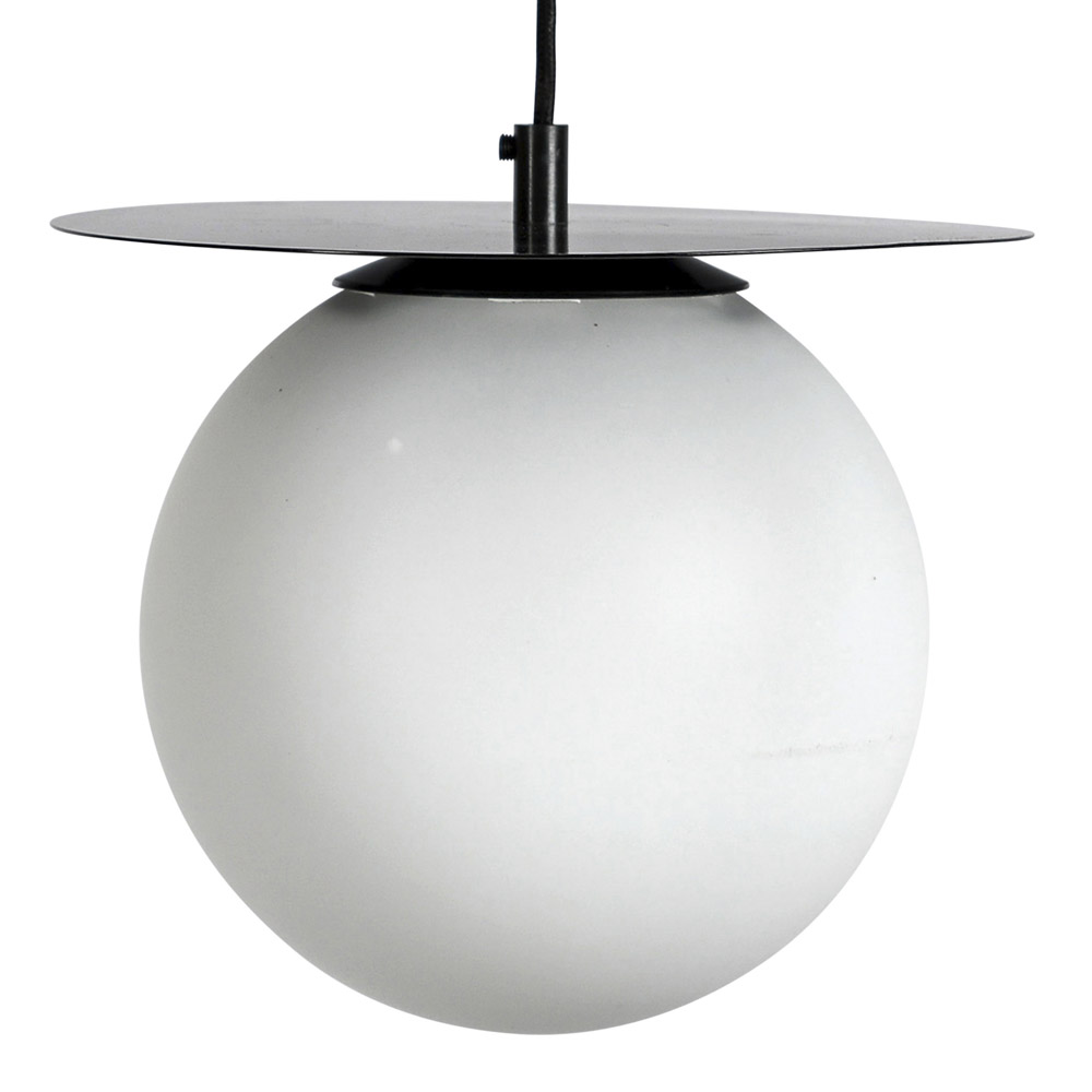 By On - Lush Globe Taklampa 27 cm Svart/vit