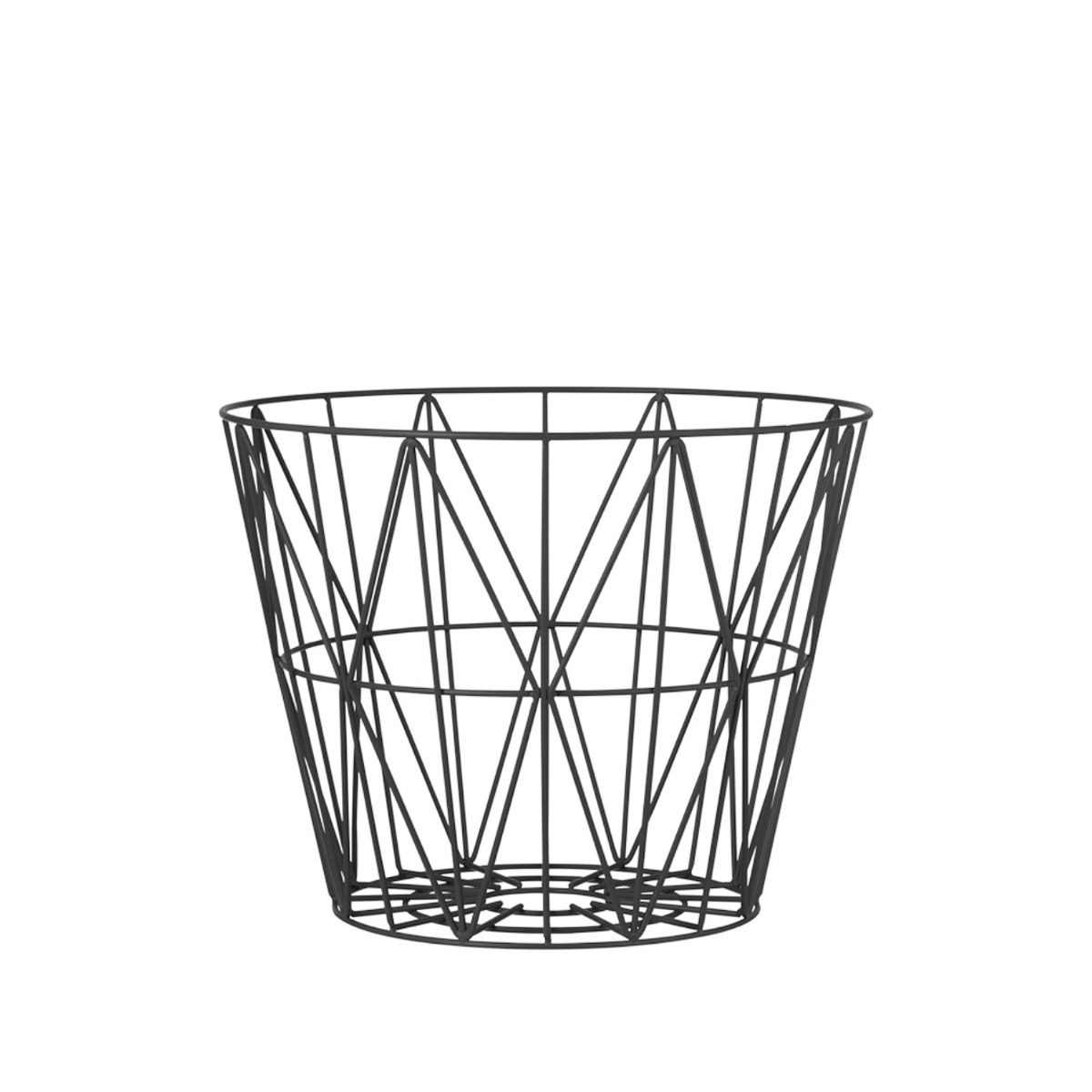 Ferm Living Korg Wire M Svart