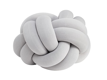 Knot Sittpuff XL Vitgrå