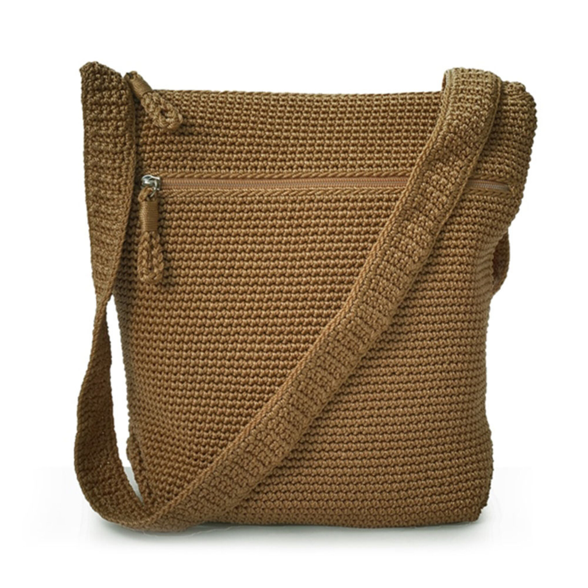 Cross Body Bag Wood Crochet , ONE SIZE