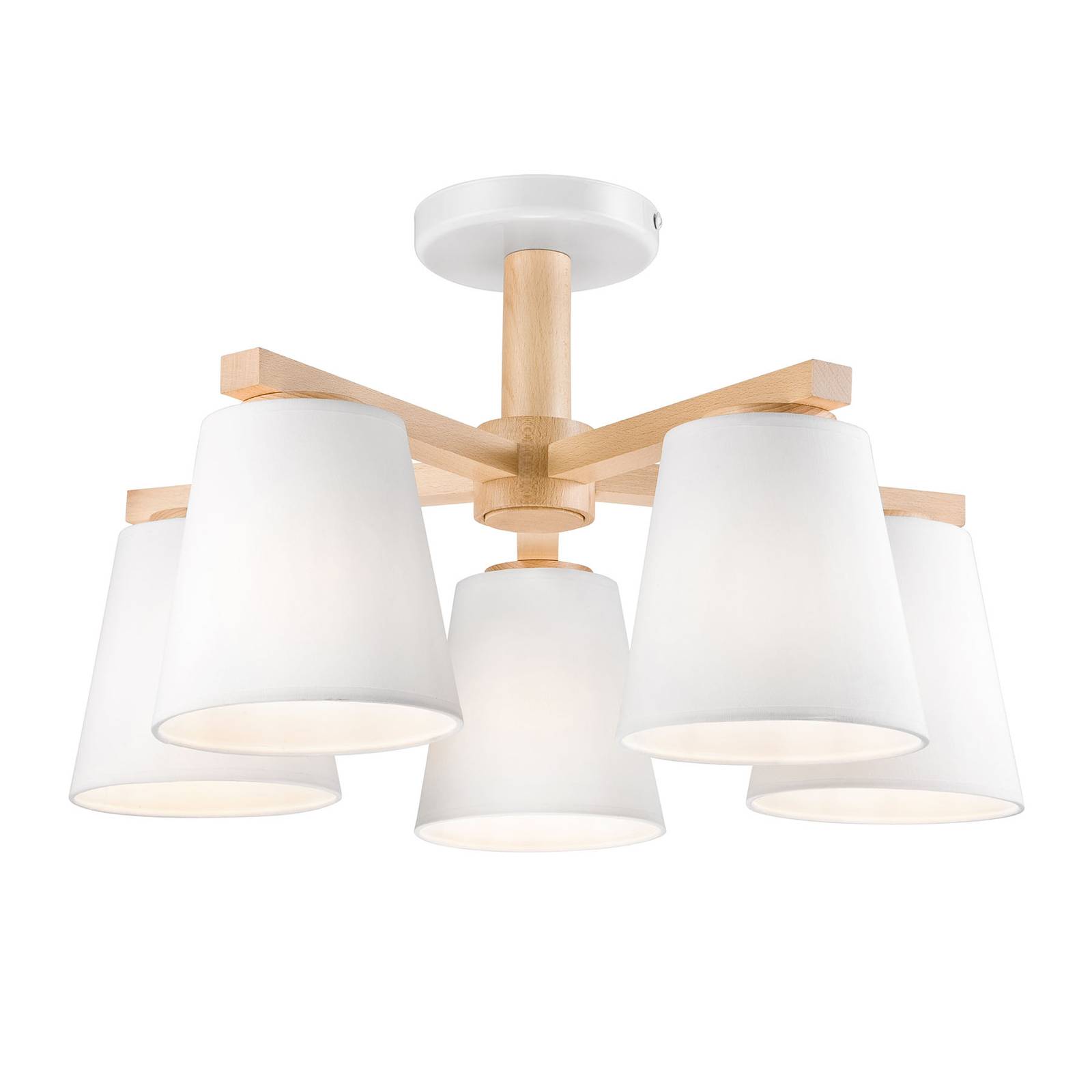 Taklampa Canditia, 5 lampor