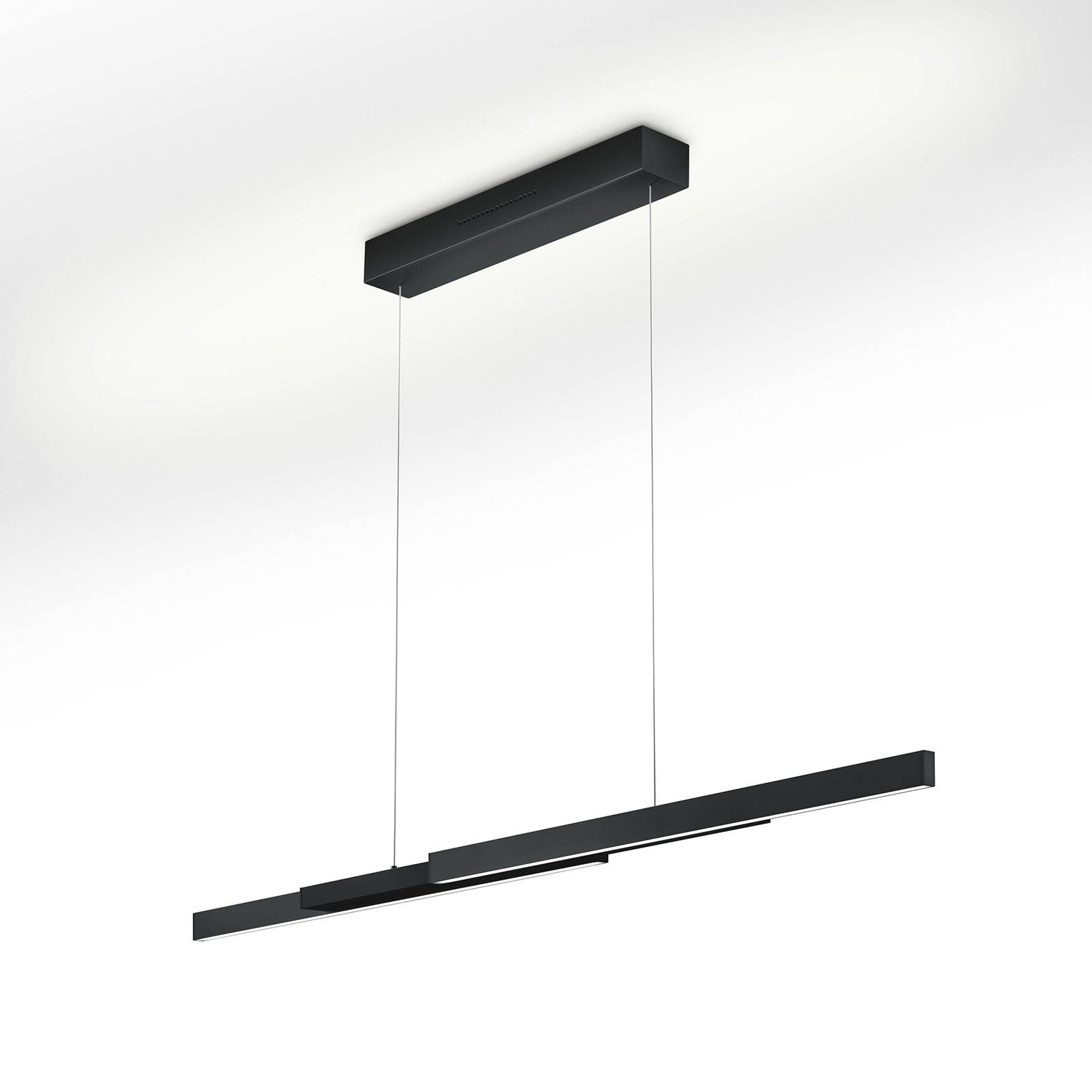 LED-hänglampa Lara-L205 svart, geststyrning
