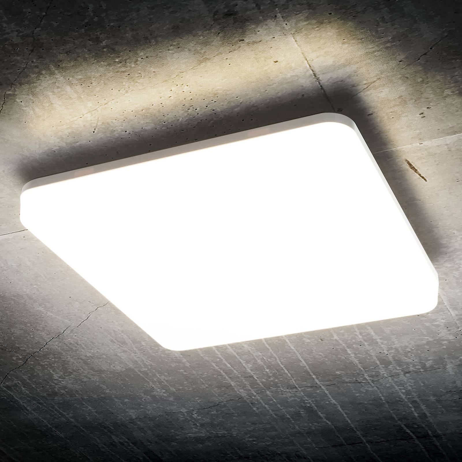 LED-taklampa Pronto, 28 x 28 cm