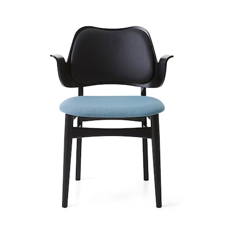 Gesture Stol Ice Blue Svart Bok