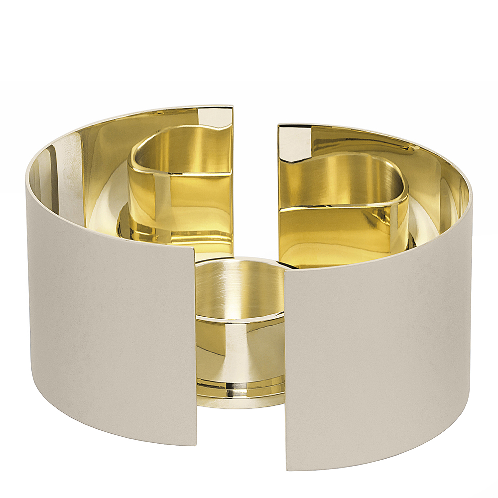 Skultuna - Infinity Ljuslykta 3 delar 6 cm Beige