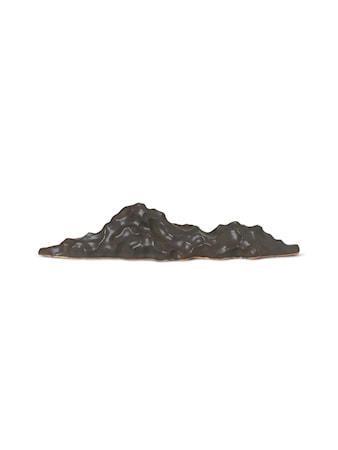 Berg Ceramic Sculpture - Low - Black