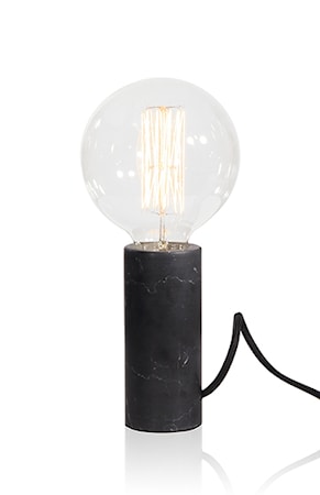 Bordslampa Marmor Svart