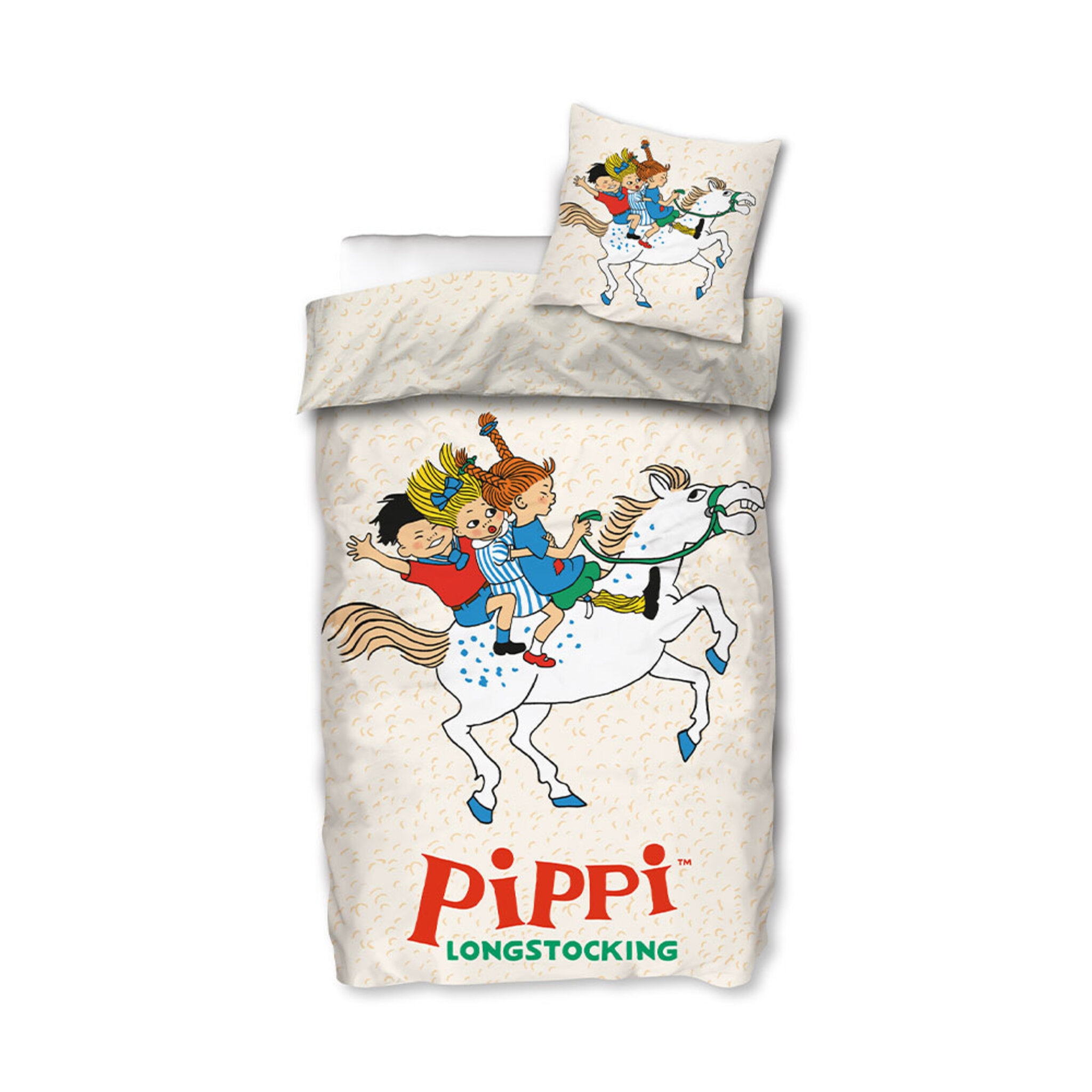 Bäddset Pippi Långstrump, 150x210 cm