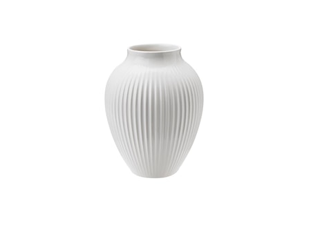Vas räfflor Vit 12,5 cm