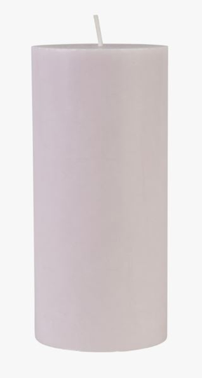 Premium stearin blockljus gammelrosa
