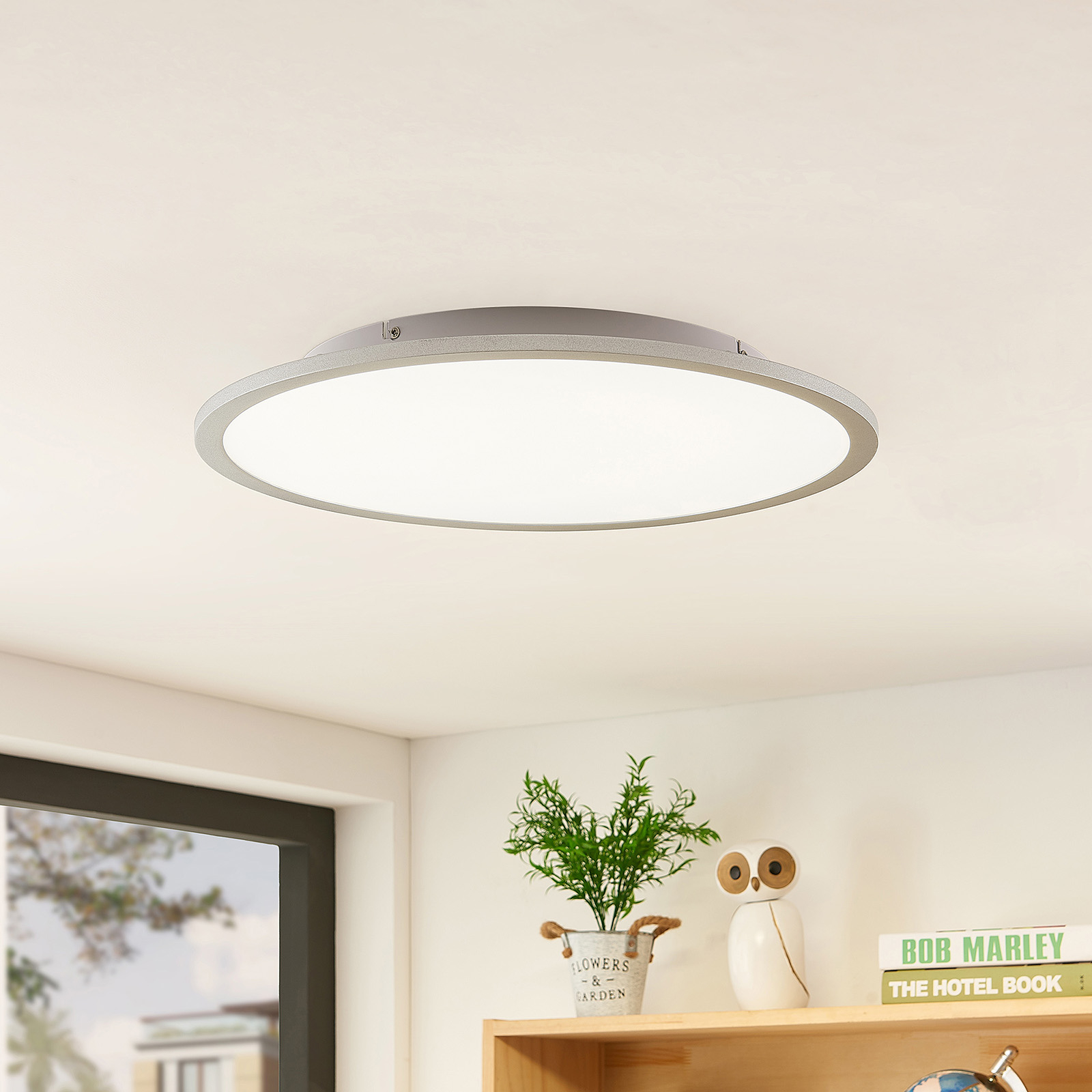 Lindby Narima LED-taklampa, CCT, Ø 50 cm