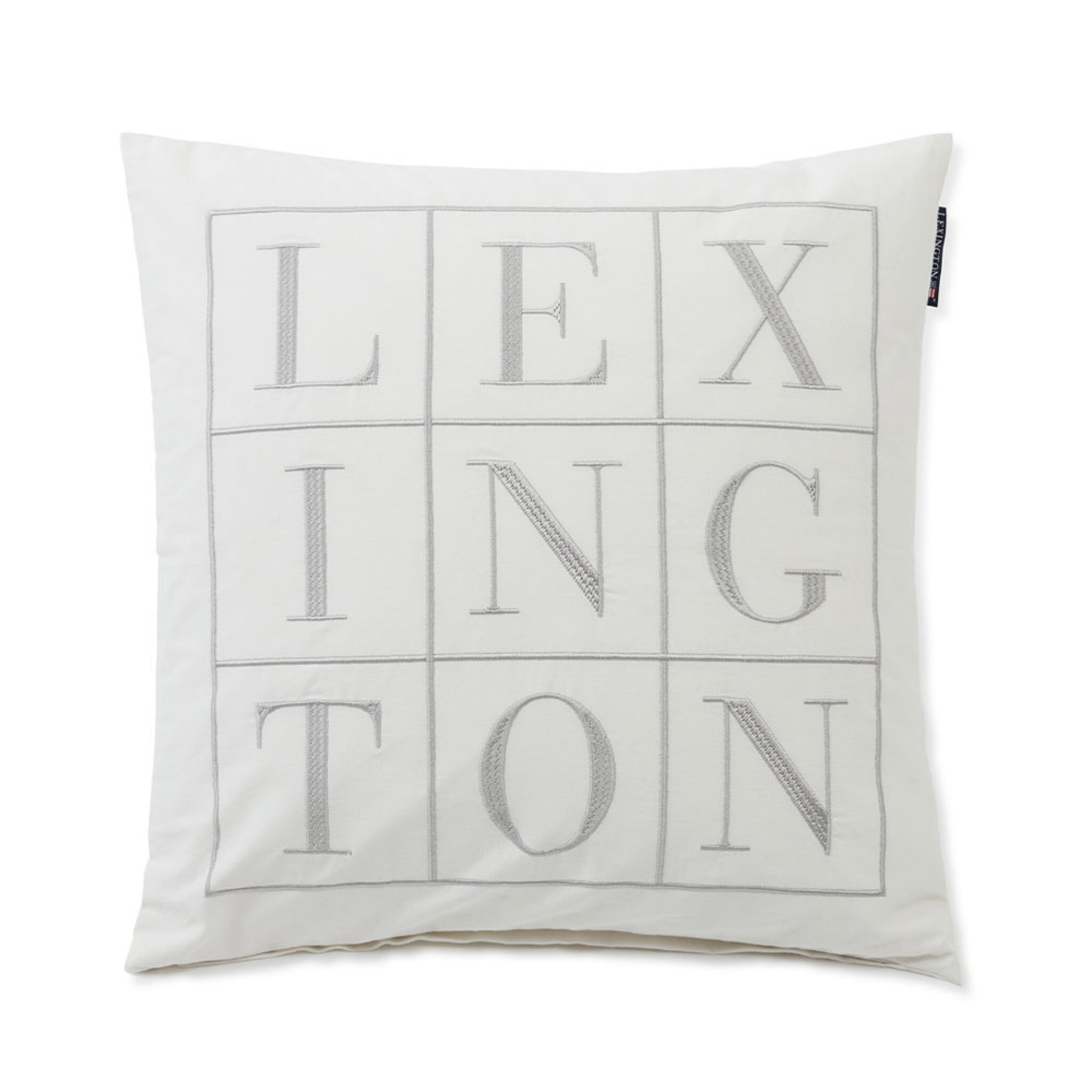 Sham Logo Cotton Twill Pillow Cover