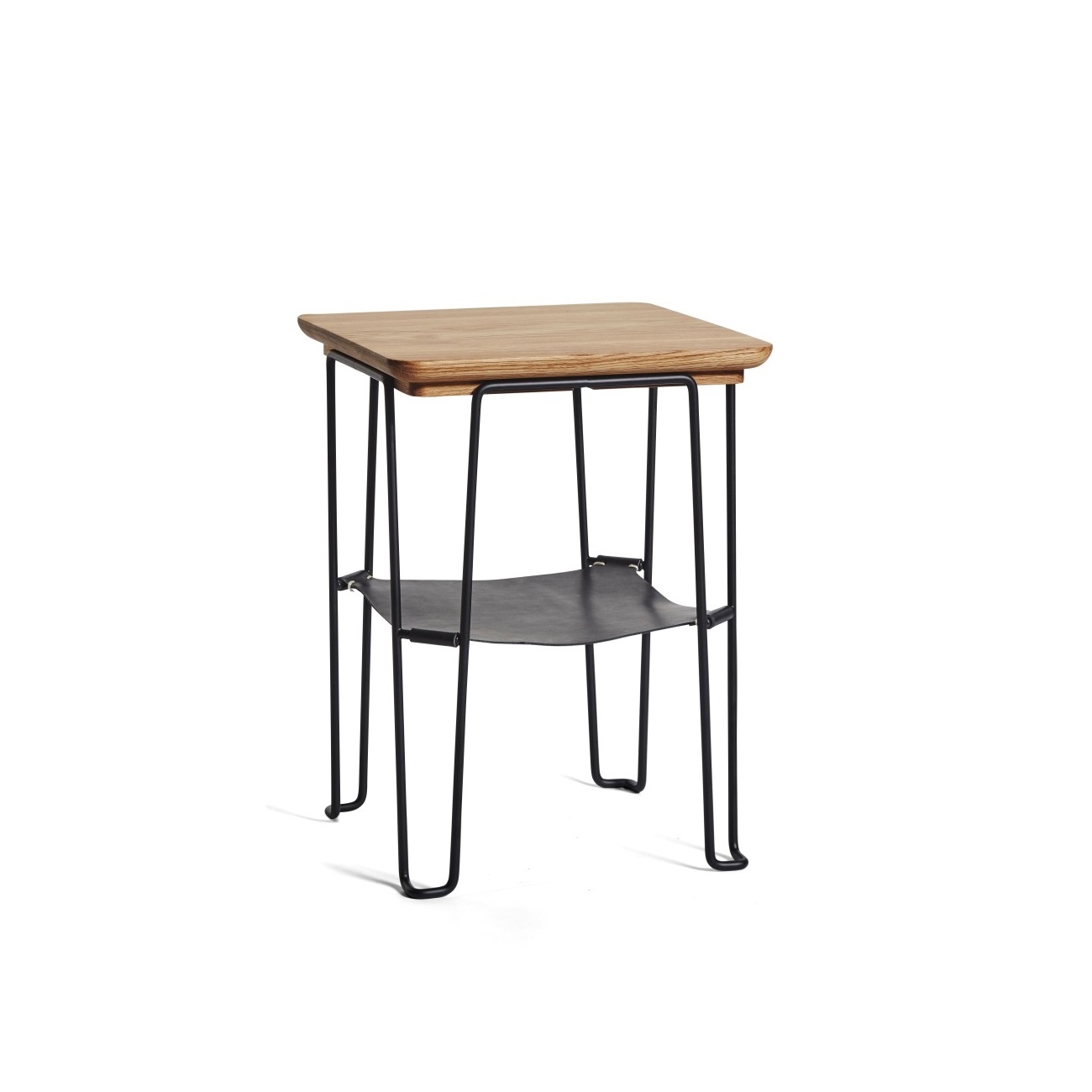GAUCHO sidobord hylla oljad ek / svart, Mavis