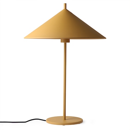 Metal triangle Bordslampa L Matt ochre