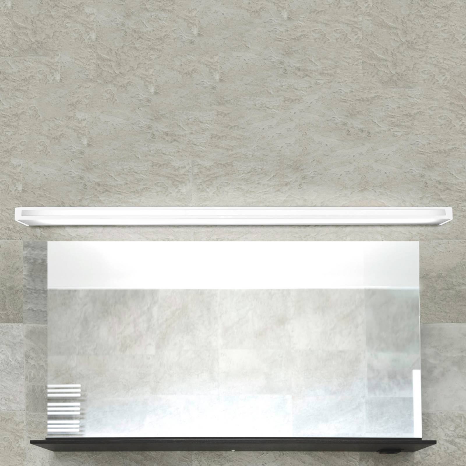 Tidslös LED-vägglampa Arcos, IP20 150 cm, vit