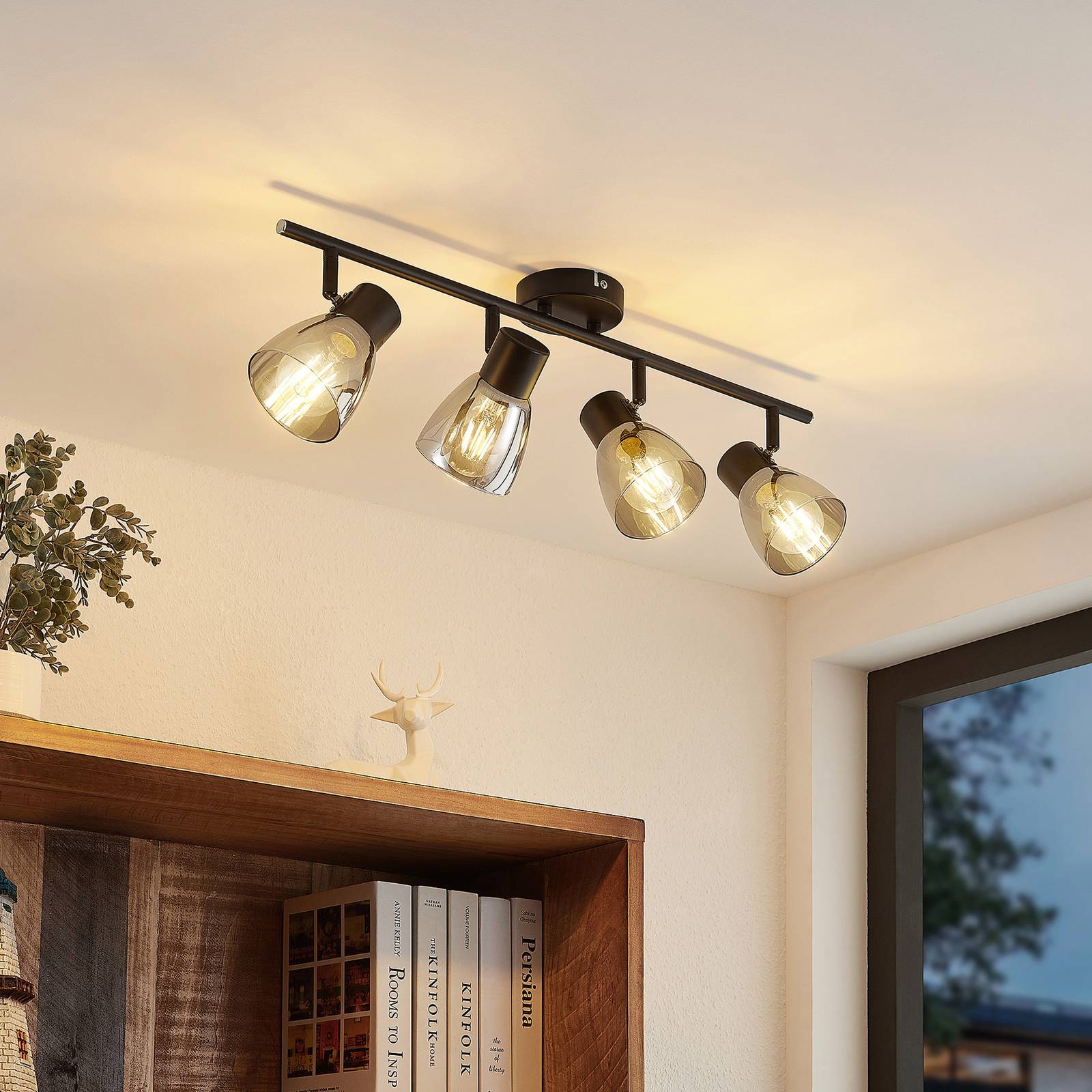 Lindby Alizay takspotlight, 4 lampor