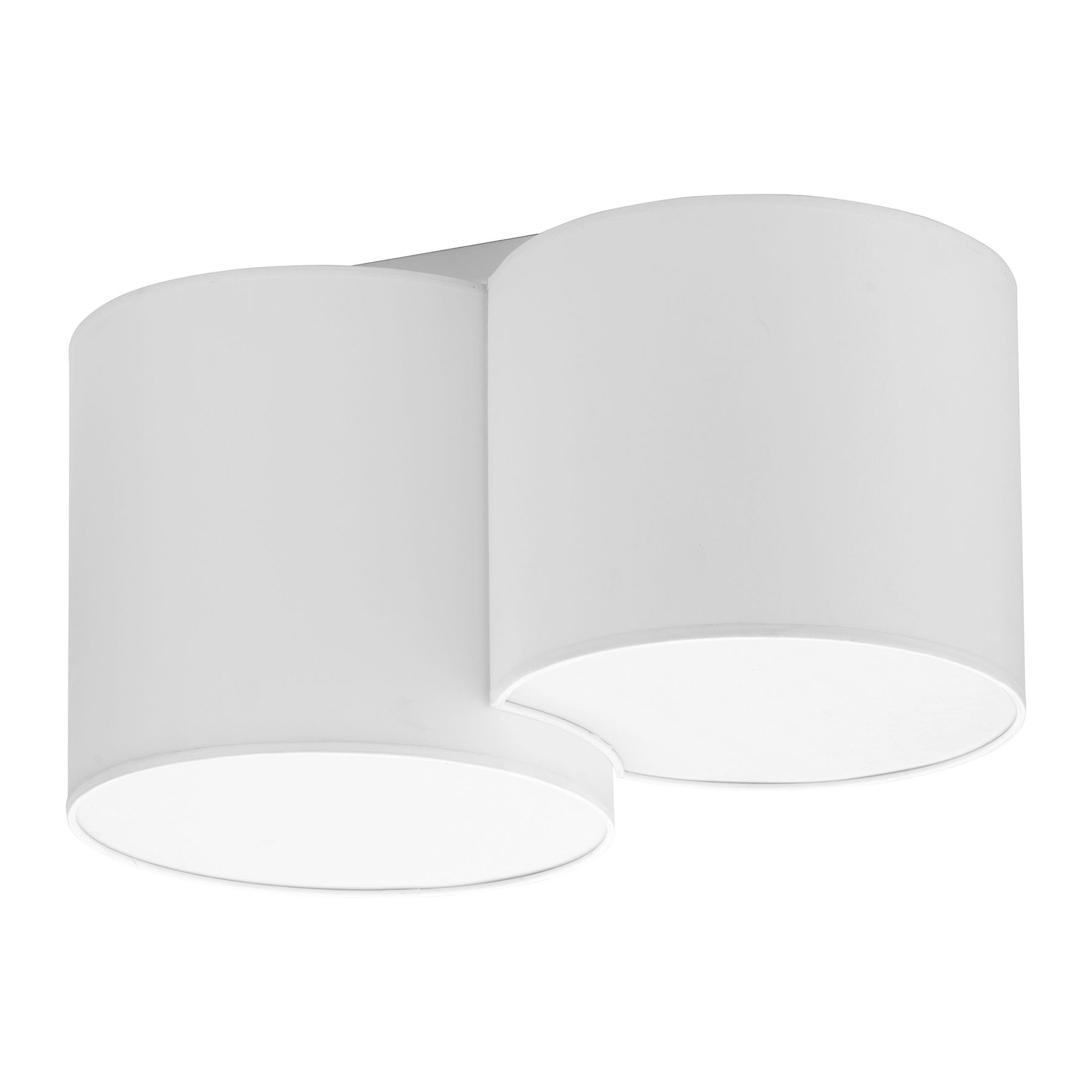 Taklampa Mona, 2 lampor, vit