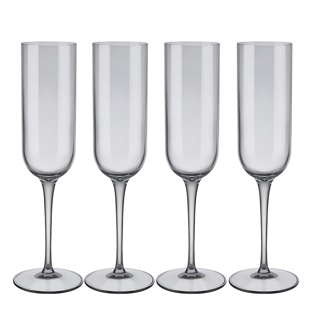 Blomus - Fuum Champagneglas 4-pack Smoke